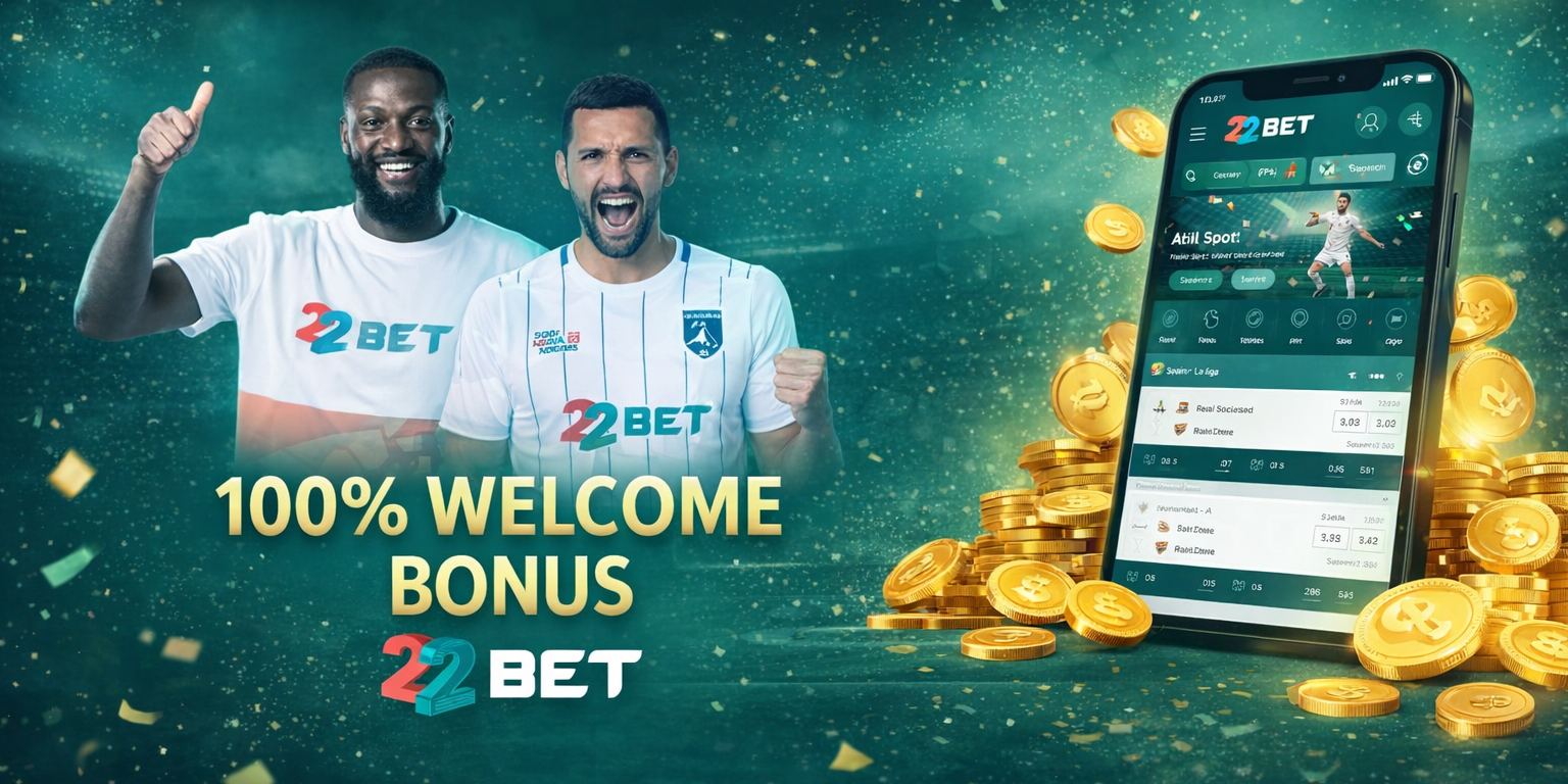 22Bet welcome bonus promotion